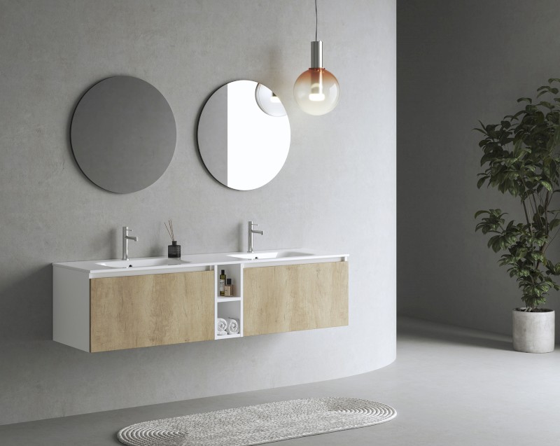 VELUR kulaté zrcadlo s LED podsvícením ø 80cm VE080